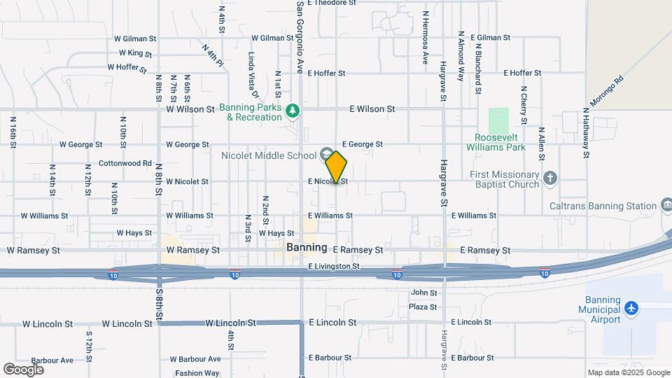 354 N Alessandro St Mapa y Detalles de la Ubicación