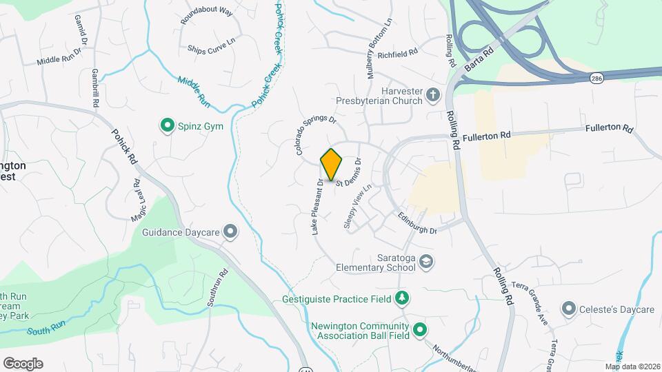 8000 Lady Lewis Ct Map and Location Details