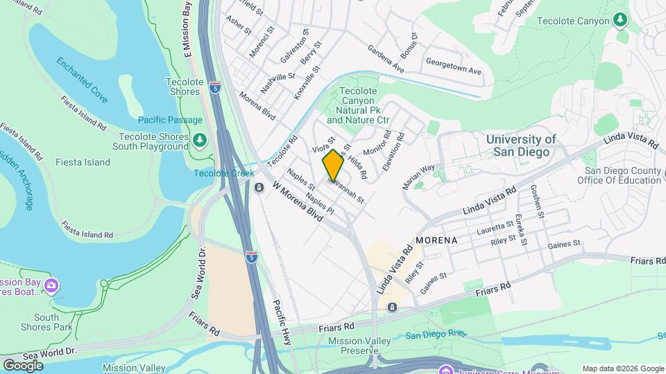 5038 Savannah St Mapa y Detalles de la Ubicación