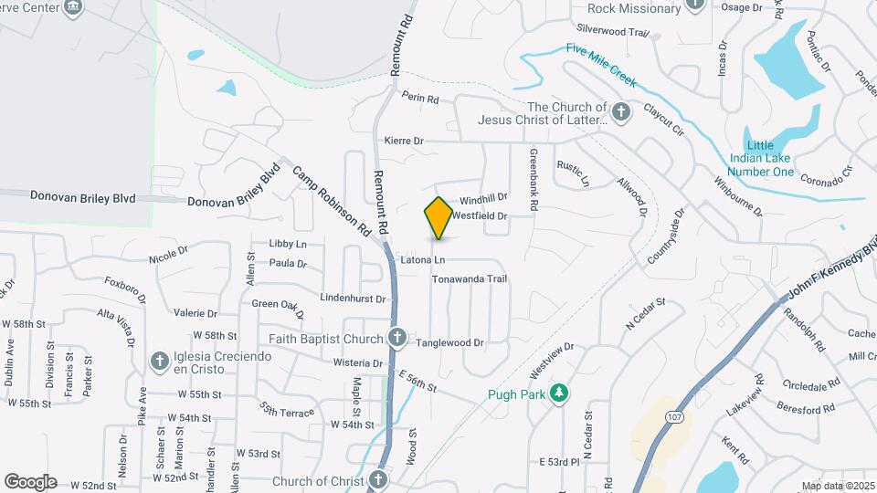 6104 Meadowbrook Ln Map and Location Details