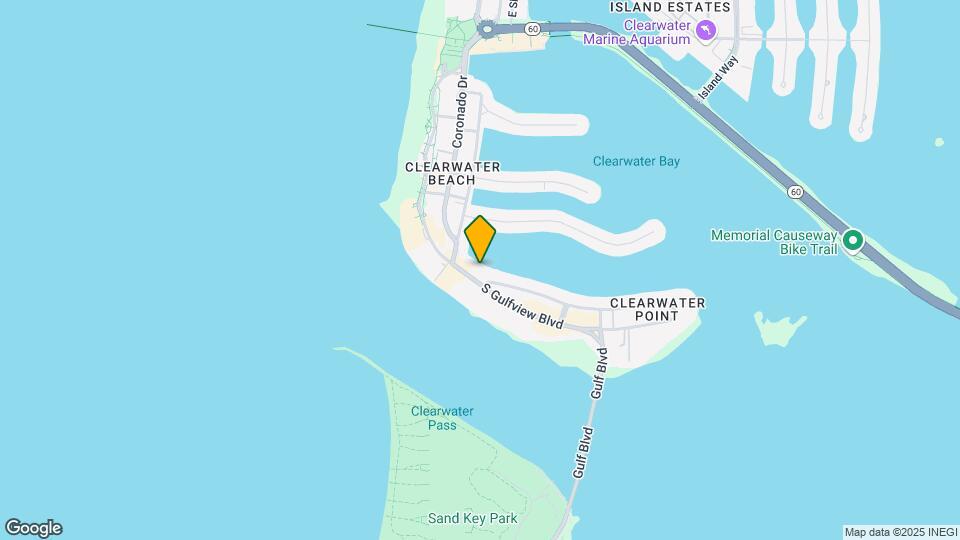 530 S Gulfview Blvd Map and Location Details