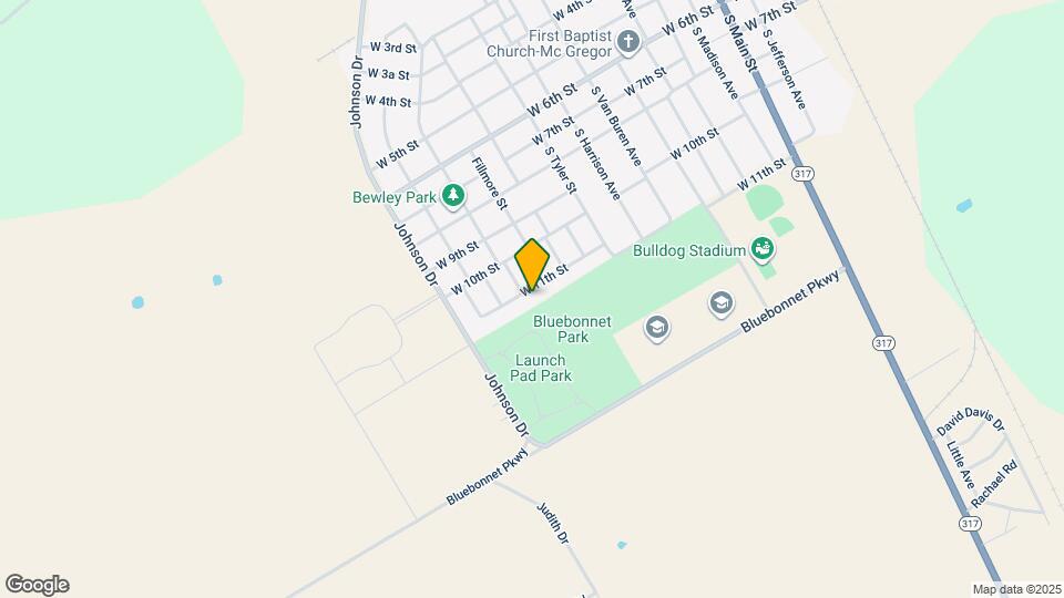 1306 W 11th St Map and Location Details