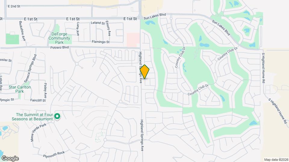 1297 Cypress Point Dr Map and Location Details