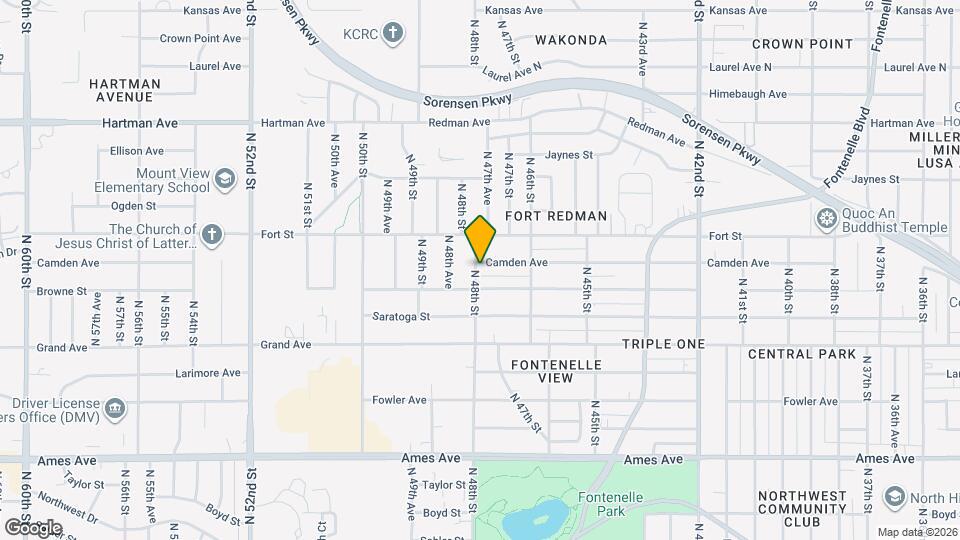 4657 Camden Ave Map and Location Details