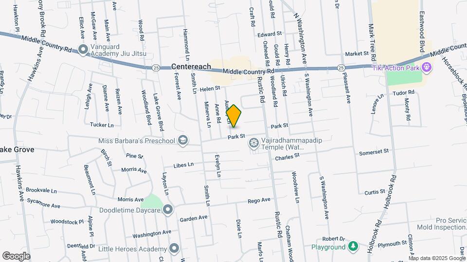 1 Audrey Ln Mapa y Detalles de la Ubicación