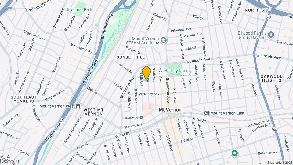 134 N 7th Ave Map and Location Details