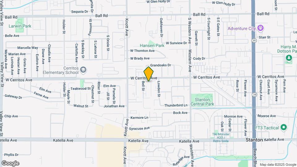 10531 Lexington St Map and Location Details
