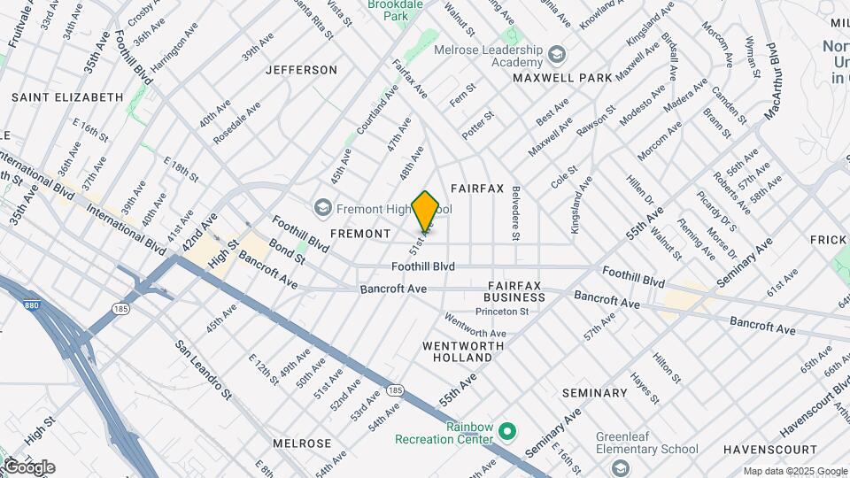 Fairfax Apartments Map and Location Details