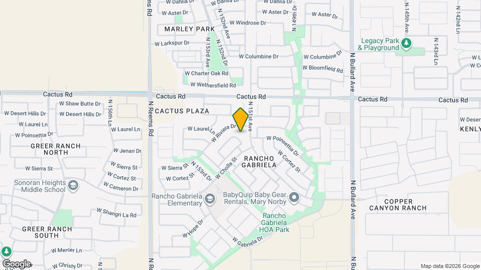 11835 N 151st Dr Map and Location Details