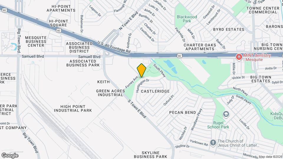 1517 Huntington Dr Map and Location Details