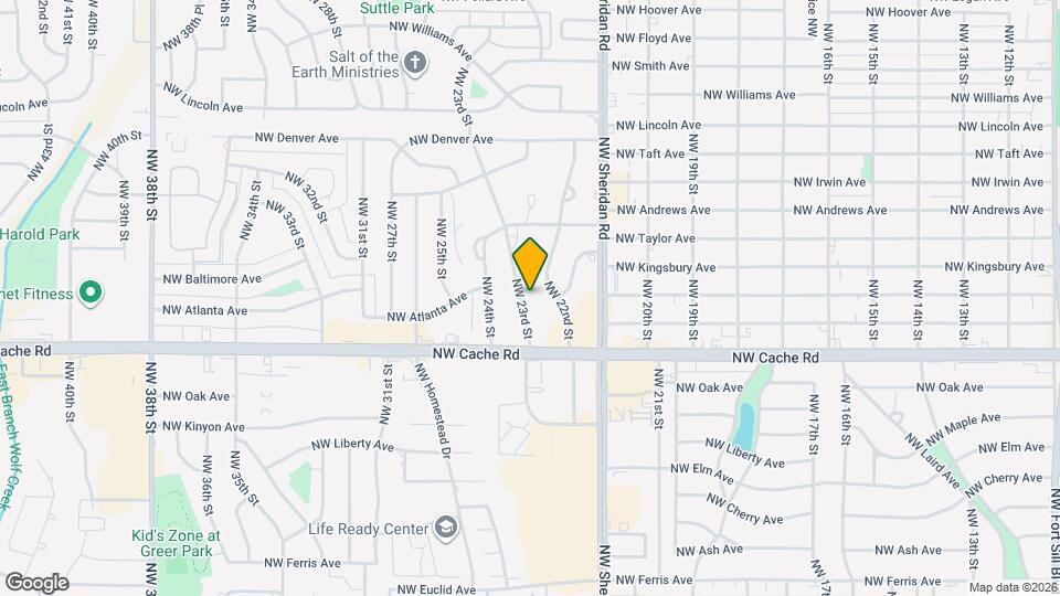 1421 NW 23rd St Map and Location Details