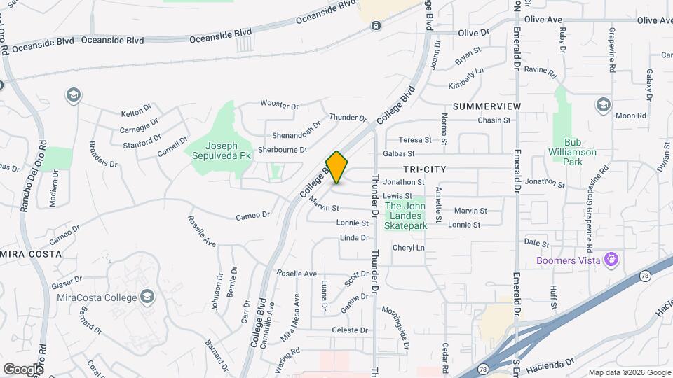 4043 Thomas St Map and Location Details