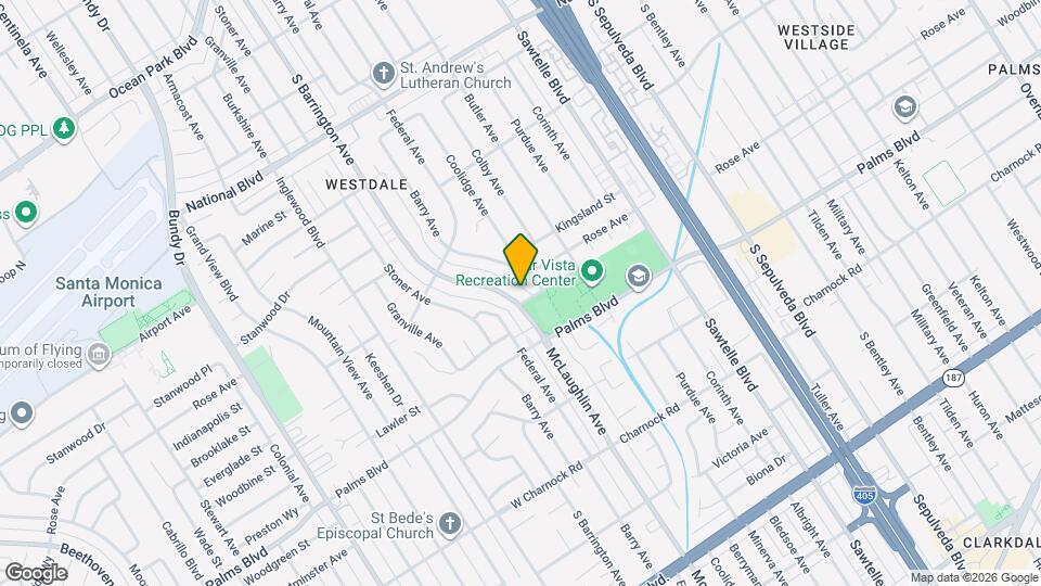 3392 McLaughlin Ave Map and Location Details