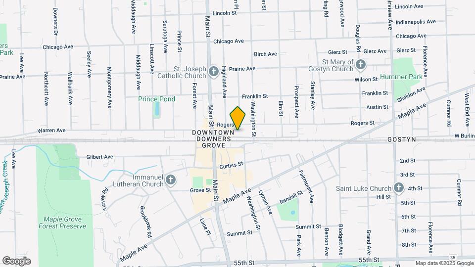 924 Warren Ave, Unit 3 Map and Location Details