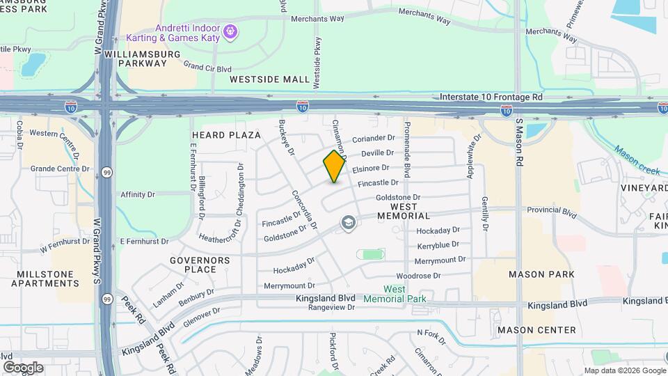 22602 Fincastle Dr Map and Location Details