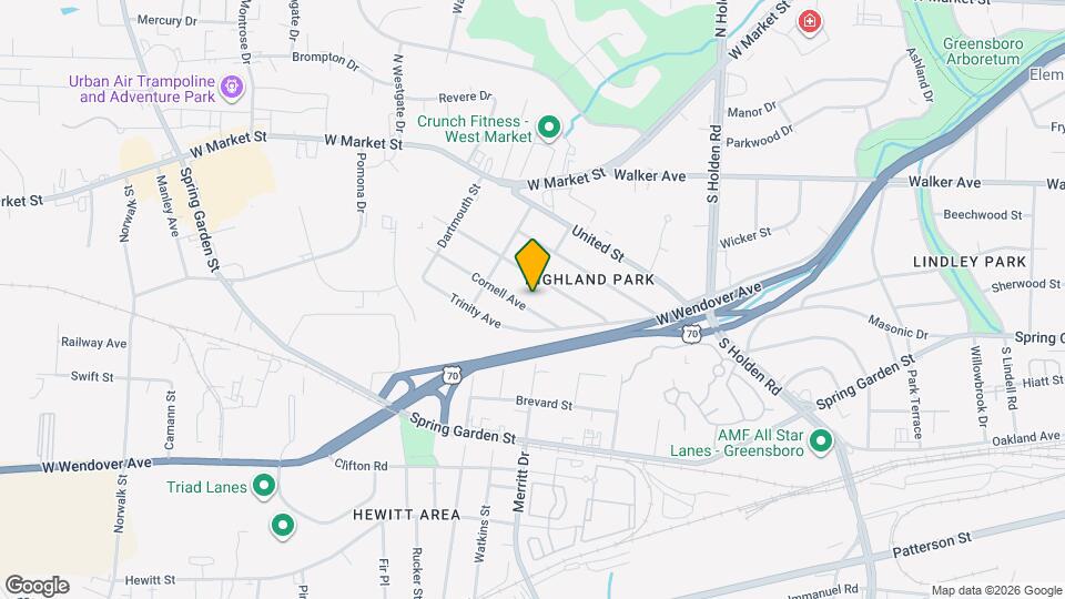 4310 Cornell Ave Map and Location Details