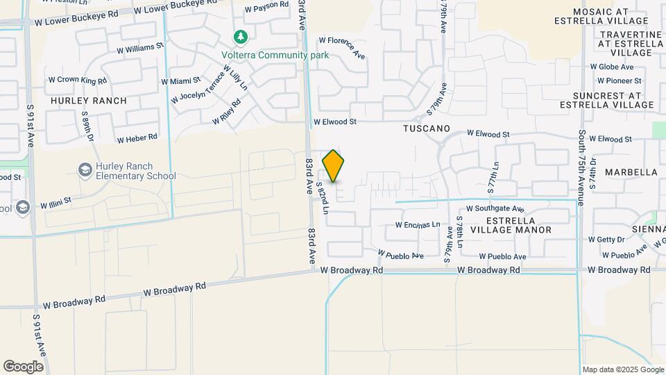 8221 West Odeum Ln Map and Location Details