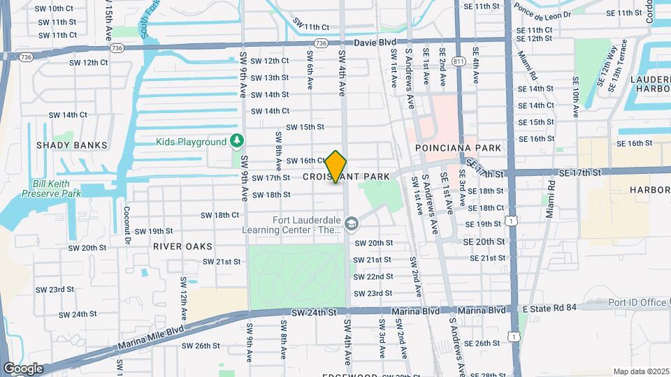 411 SW 18th St Map and Location Details