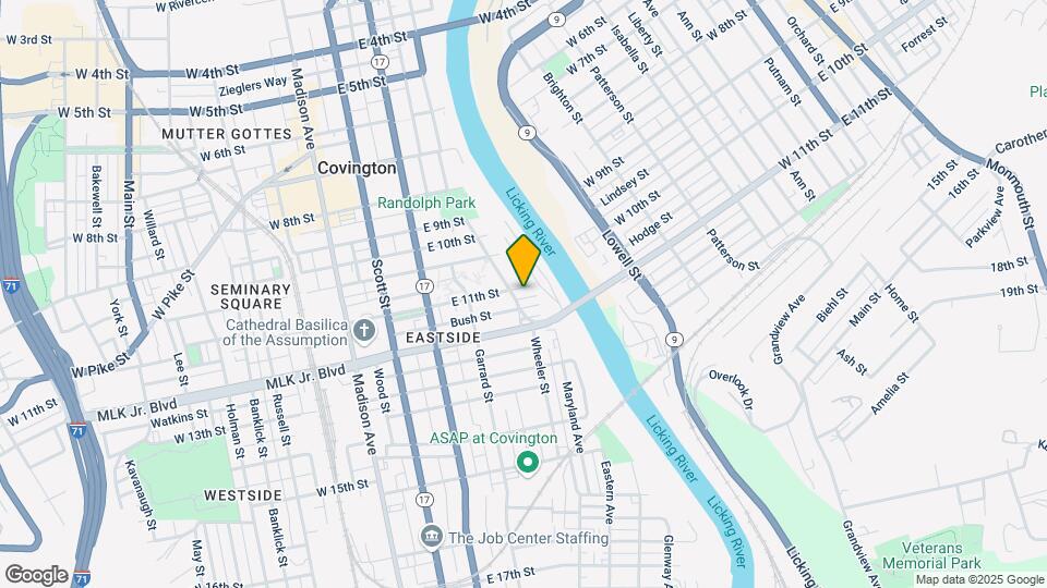 405 E 11th St Map and Location Details