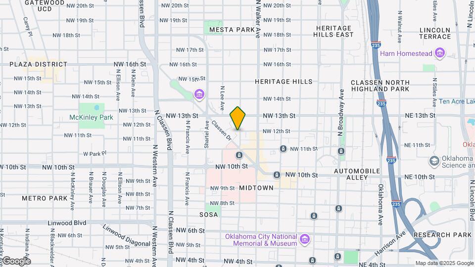 1203 N Dewey Ave Map and Location Details