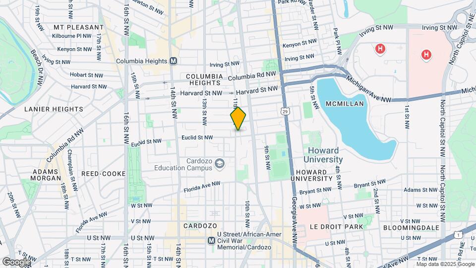 2605 11th St NW, Unit A Map and Location Details