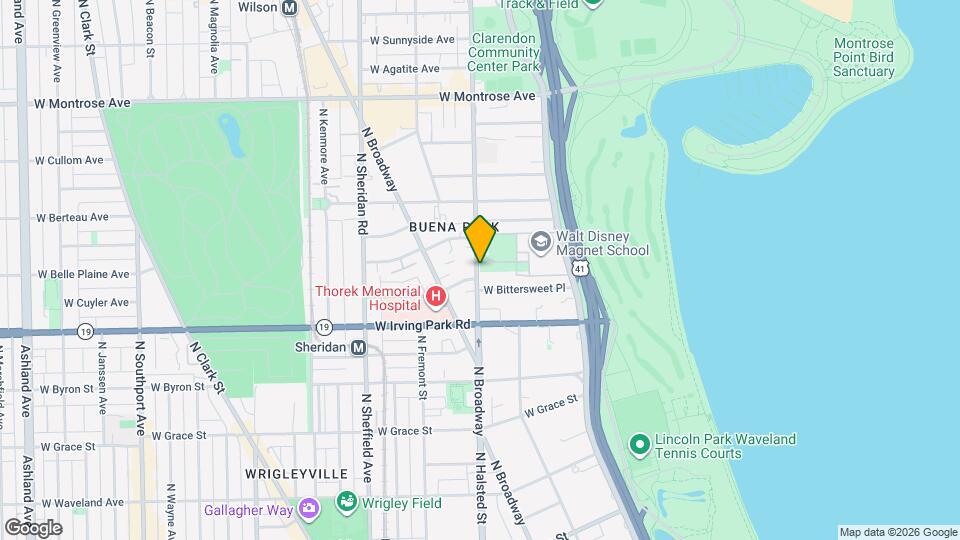 4120 N Clarendon Ave, Unit 2 Mapa y Detalles de la Ubicación