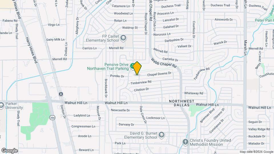 10215 Dale Crest Dr Mapa y Detalles de la Ubicación