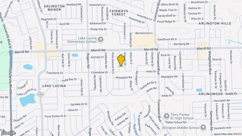 2517 Columbine Dr N Map and Location Details