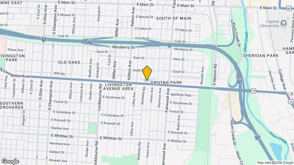 1536 E Livingston Ave Map and Location Details