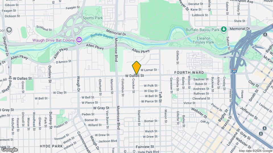 1004 Stanford St Map and Location Details