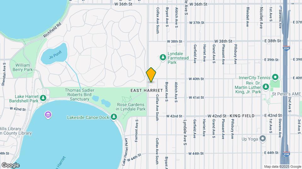 4017 DuPont Ave S, Unit Upper Unit Map and Location Details