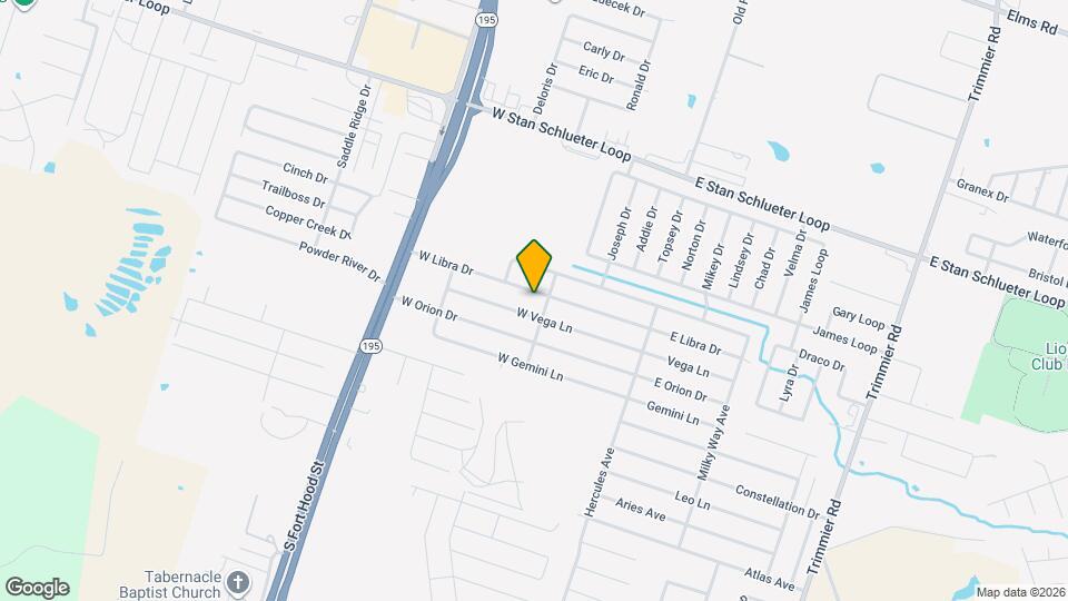 500 W Libra Dr Map and Location Details