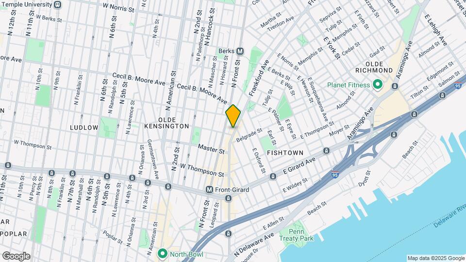 1502-1506 Frankford Ave Mapa y Detalles de la Ubicación