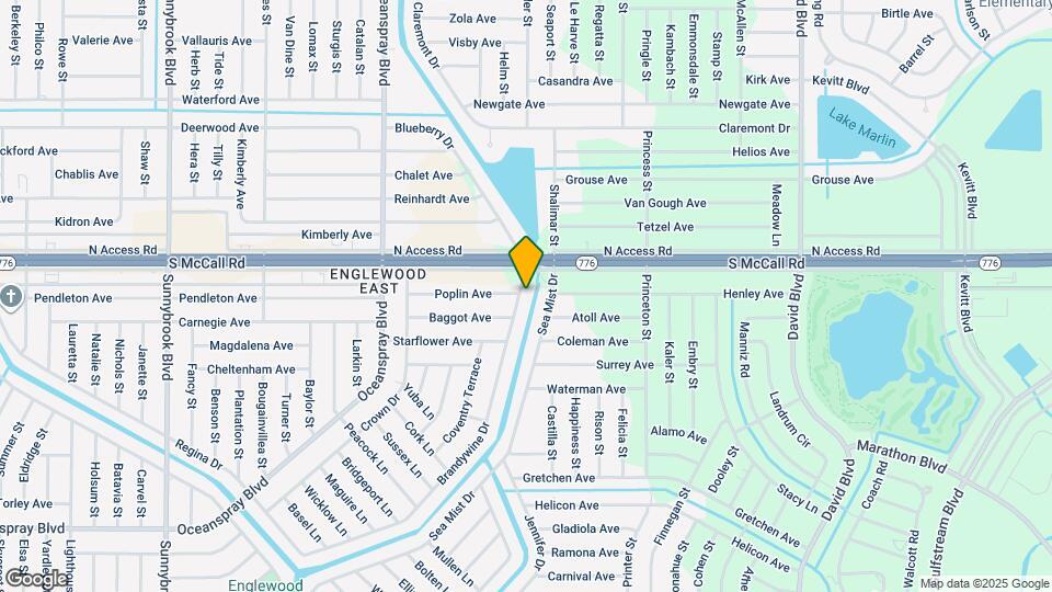 6972 Brandywine Dr Map and Location Details