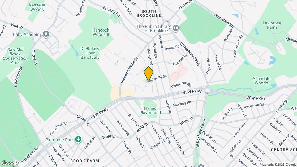 58 Asheville Rd Mapa y Detalles de la Ubicación