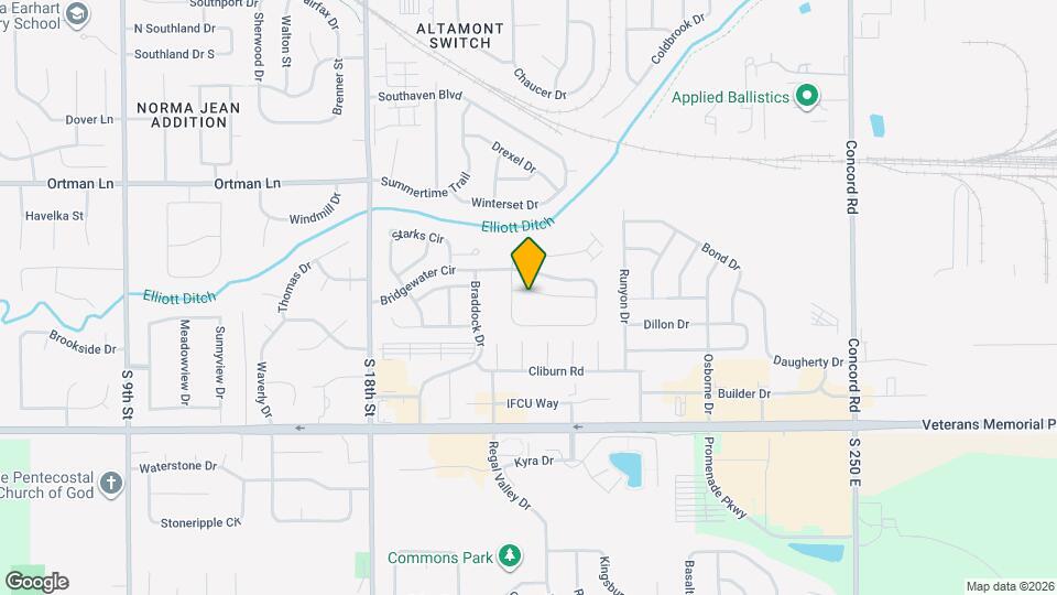 2101 Fincastle Way, Unit B Map and Location Details