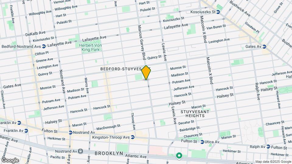 332 Marcus Garvey Blvd Map and Location Details