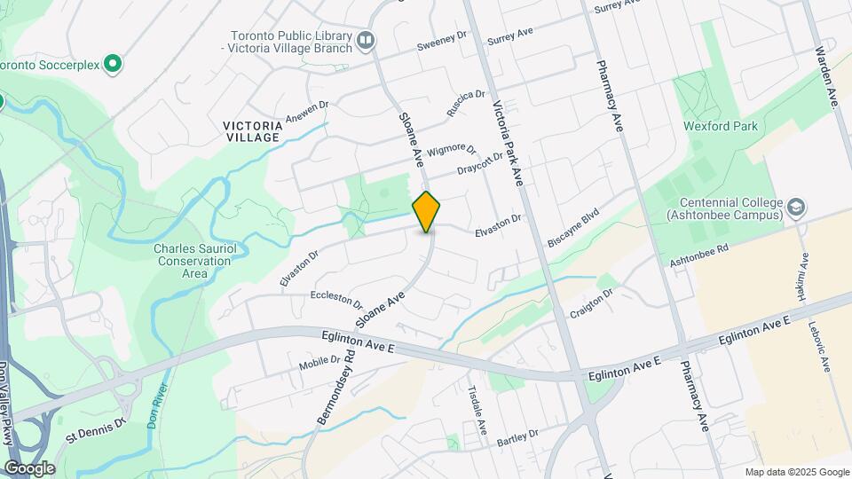 86 Sloane Ave Map and Location Details