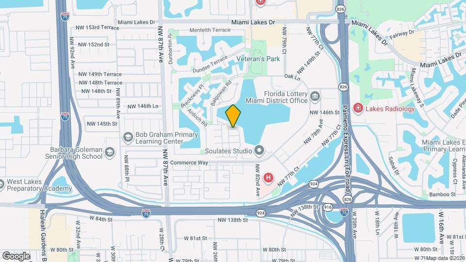8334 NW 144th Terrace Map and Location Details
