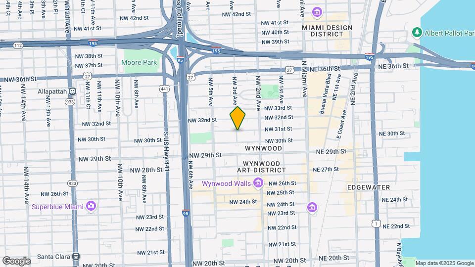 3055 NW 3rd Ave, Unit A6 Map and Location Details