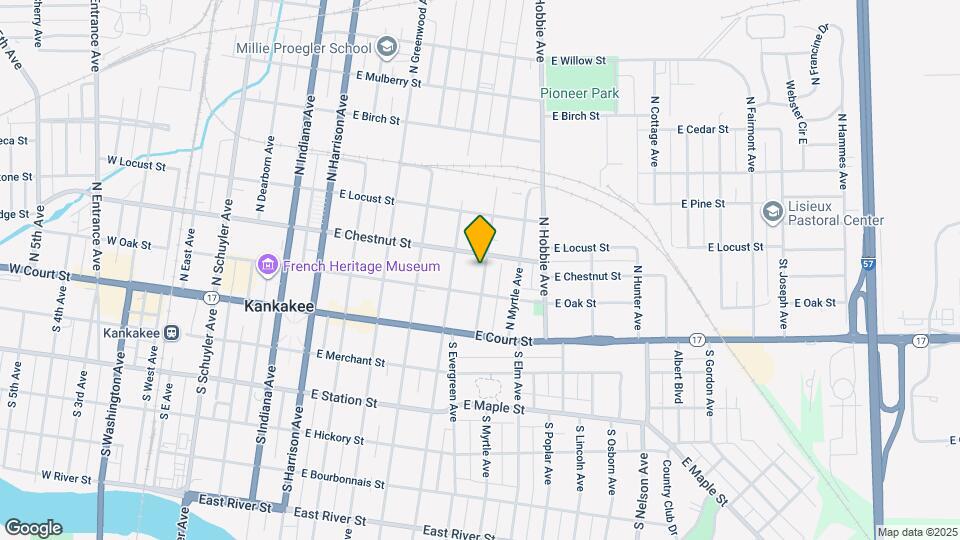 259 N Evergreen Ave Map and Location Details