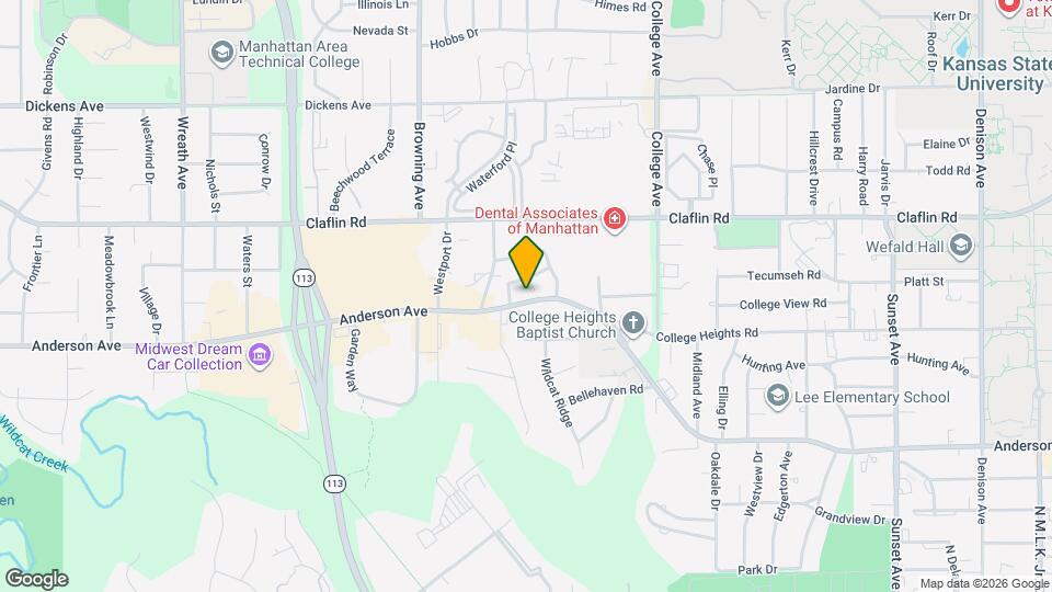 1101 Vail Cir Map and Location Details