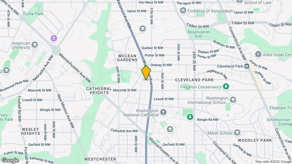 3710 Newark St NW Map and Location Details