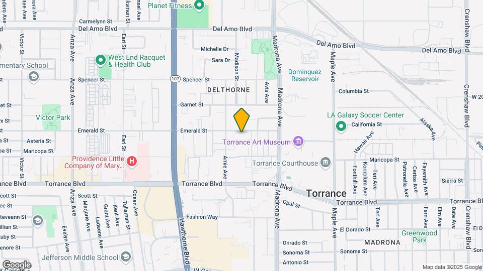 3528 Emerald St Map and Location Details