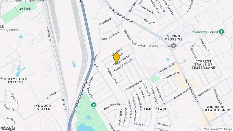 2334 Marble Falls Dr Map and Location Details