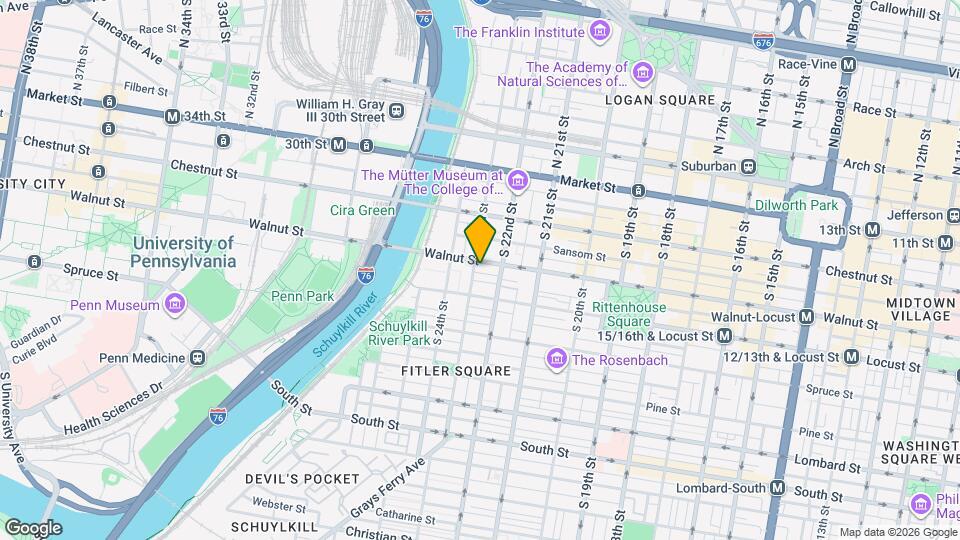 2216 Walnut St Map and Location Details