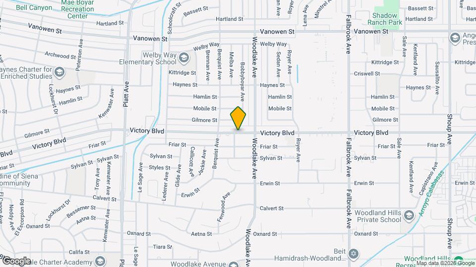 23242 Victory Blvd Map and Location Details