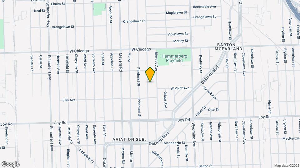 9194 Mendota St Map and Location Details
