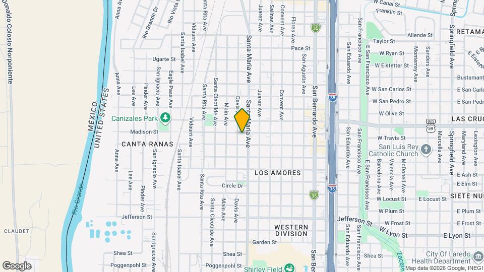 1515 Madison St Map and Location Details