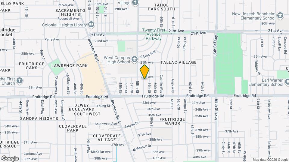 5307 Esmeralda St Mapa y Detalles de la Ubicación
